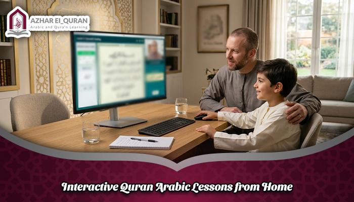 Interactive Quran Arabic Lessons from Home